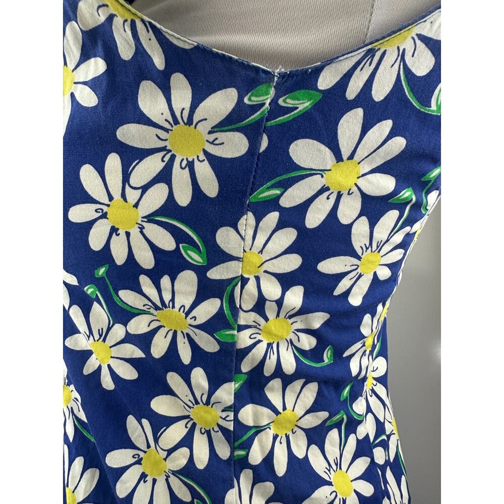 Lilly Pulitzer Floral Daisy Shift Dress Sleeveless Size 8 Vintage Y2k 90's 00's - Picture 6 of 16
